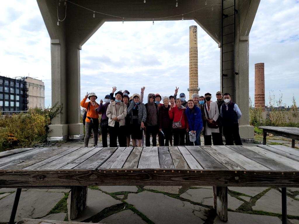 Geriatric Mental Health Initiative (GMHI) tours Brooklyn Grange